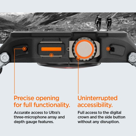 Spigen - Remen Lite Fit "Pro" za Apple Watch Ultra (49mm), Matte Black