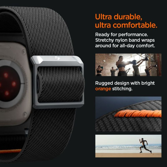 Spigen - Remen Lite Fit "Pro" za Apple Watch Ultra (49mm), Matte Black