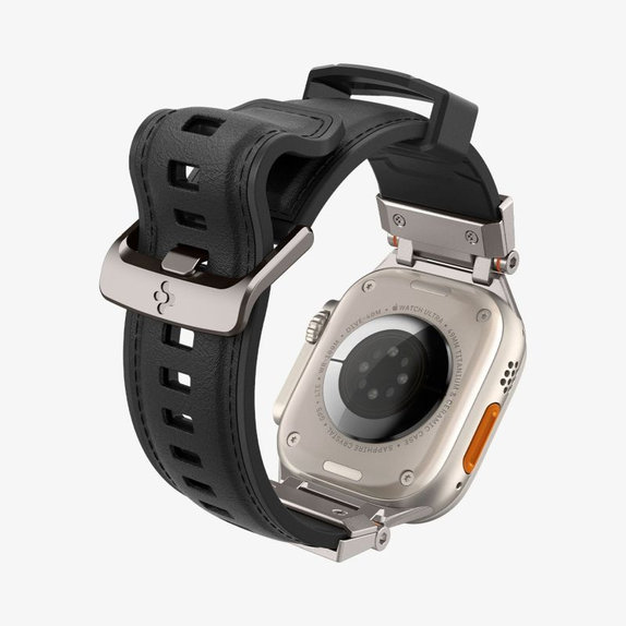 Spigen - Remen Durapro Armor PU za Apple Watch (42, 44, 45, 49mm), crna