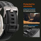 Spigen - Remen Durapro Armor PU za Apple Watch (42, 44, 45, 49mm), crna