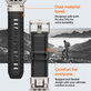 Spigen - Remen Durapro Armor PU za Apple Watch (42, 44, 45, 49mm), crna