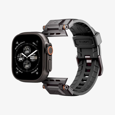Spigen - Remen Durapro Armor za Apple Watch (42, 44, 45, 49mm), Black Edition