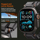 Spigen - Remen Durapro Armor za Apple Watch (42, 44, 45, 49mm), Black Edition