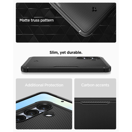Spigen - Maska Core Armor s MagSafe za Samsung Galaxy S25, Matte Black