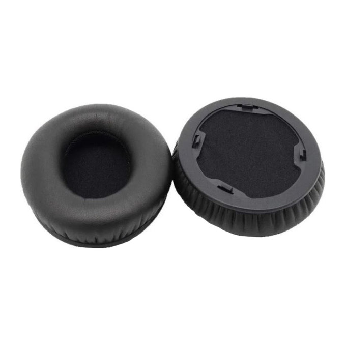 Zamjenski jastučići za uši za Beats Studio 1, Memorijska pjena + PU koža, Crne, 1 Par