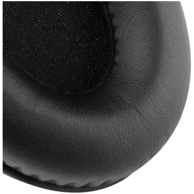 Zamjenski jastučići za uši za Beats Studio 1, Memorijska pjena + PU koža, Crne, 1 Par