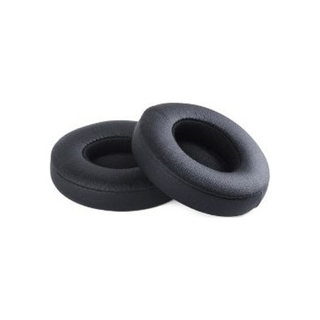 Zamjenski jastučići za uši za Beats Solo 2, 3, Memorijska pjena + PU Koža, Crne, 1 Par