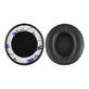 Zamjenski jastučići za uši za Beats Solo Pro, Wireless, Memorijska pjena + PU Koža, Crne, 1 Par