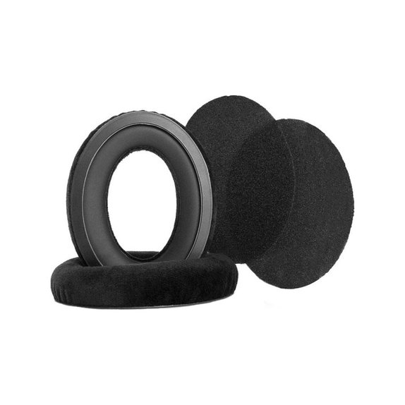 Zamjenski jastučići za uši za Sennheiser HD598, Memorijska pjena + PU Koža, Crne, Hladni gel, 1 Par