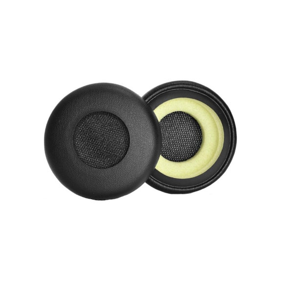 Zamjenski jastučići za uši za Jabra Evolve 20, 30, 40, PU Koža, Crne, 1 Par