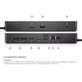 Dell WD19 K20A001 - Dok stanica (USB-C) + 130W Adapter Obnovljeno