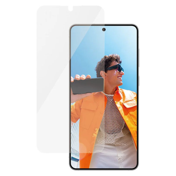 Kaljeno staklo UWF Ceramic s aplikatorom za Samsung Galaxy S25 Edge, Prozirna, PanzerGlass