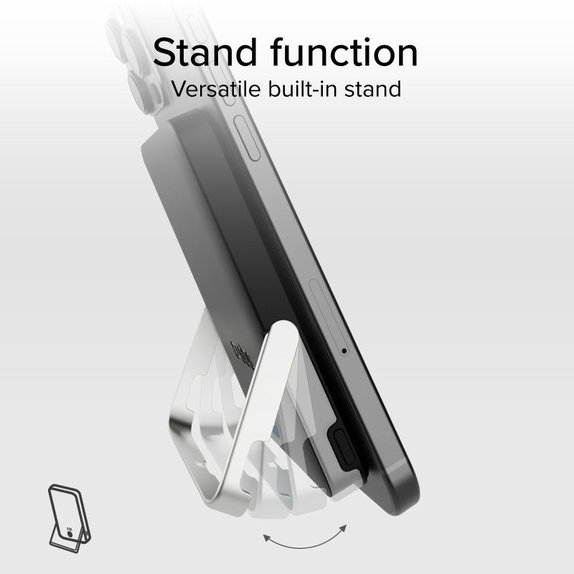 SBS - PowerBank 5000mAh, 20W, Power Delivery, Mag Stand, crna