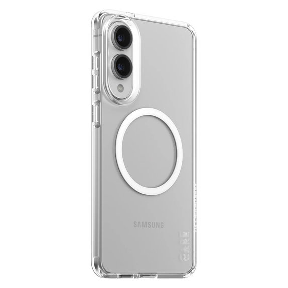 Maska Urban Combat s bijelim QI za Samsung Galaxy S25 Edge, Prozirna, PanzerGlass