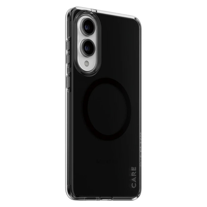 Maska Smokey s crnim QI za Samsung Galaxy S25 Edge, Crna, PanzerGlass