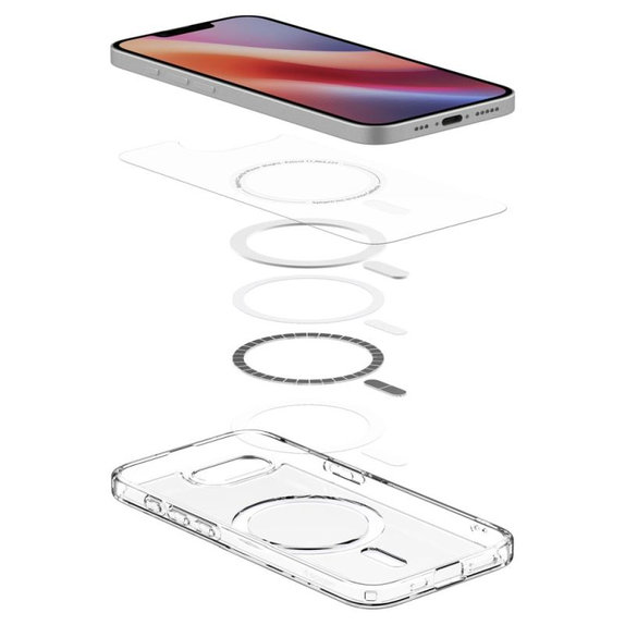 Spigen - Maska Ultra Hybrid s MagSafe za iPhone 16e, bijela