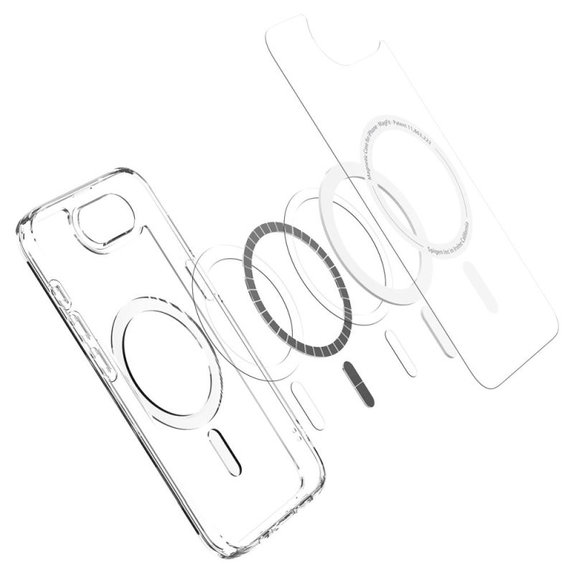 Spigen - Maska Ultra Hybrid s MagSafe za iPhone 16e, bijela