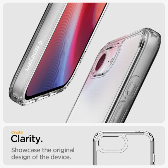 Spigen - Maska Ultra Hybrid za iPhone 16e, crystal clear