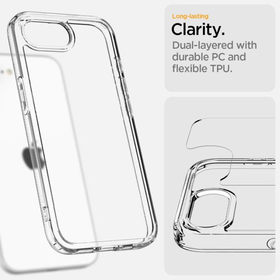 Spigen - Maska Ultra Hybrid za iPhone 16e, crystal clear