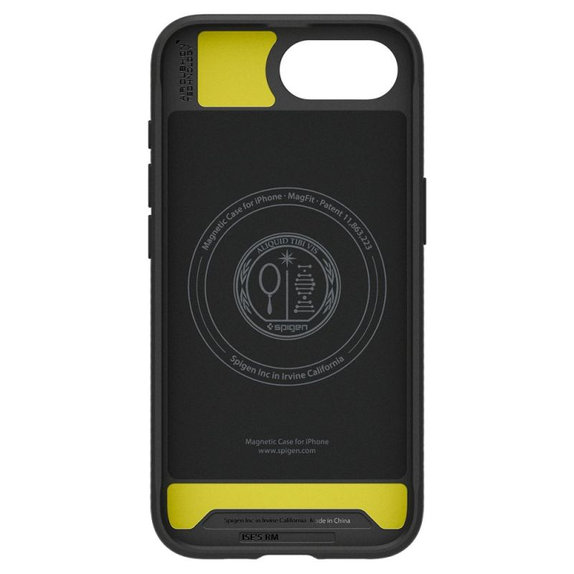 Spigen - Maska Rugged Armor s MagSafe za iPhone 16e, Matte Black