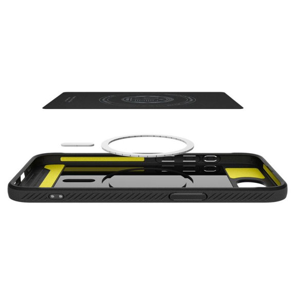 Spigen - Maska Rugged Armor s MagSafe za iPhone 16e, Matte Black