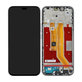 Honor 400 Lite - LCD zaslon + zaslon osjetljiv na dodir + okvir (Velvet Grey) - 0235ANTG Genuine Service Pack