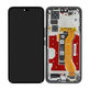 Honor 400 Pro - LCD zaslon + zaslon osjetljiv na dodir + okvir (Midnight Black) - 0235APFA Genuine Service Pack