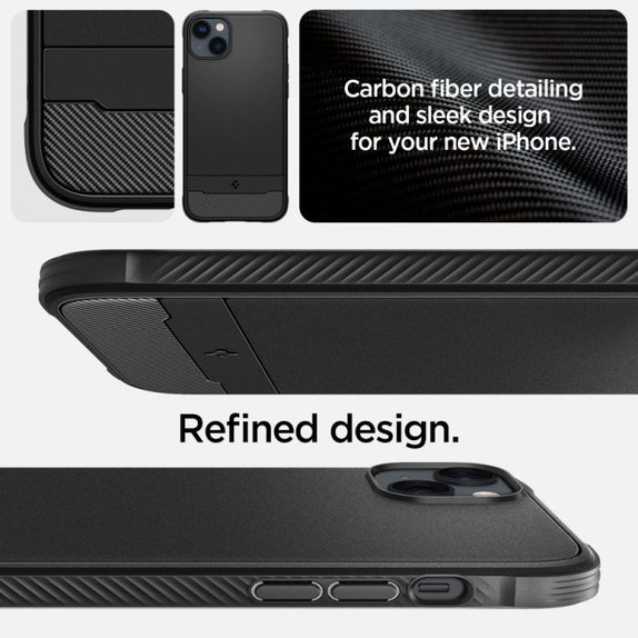 Spigen - Maska Rugged Armor s MagSafe za iPhone 14, Matte Black