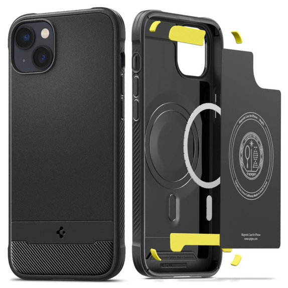 Spigen - Maska Rugged Armor s MagSafe za iPhone 14, Matte Black