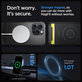 Spigen - Maska Rugged Armor s MagSafe za iPhone 15 Pro Max, Matte Black