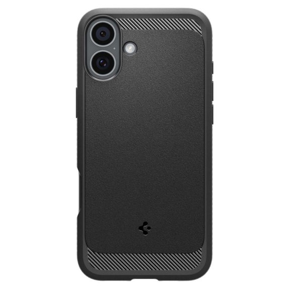 Spigen - Maska Rugged Armor s MagSafe za iPhone 16, Matte Black
