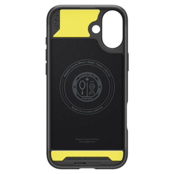 Spigen - Maska Rugged Armor s MagSafe za iPhone 16, Matte Black