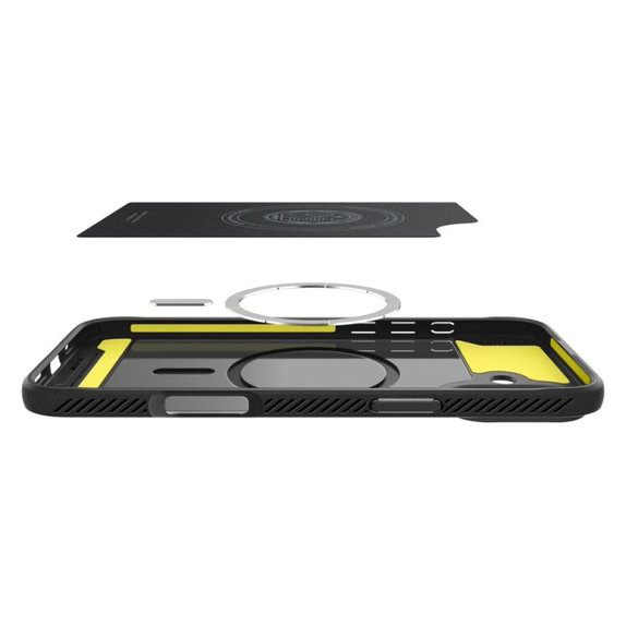 Spigen - Maska Rugged Armor s MagSafe za iPhone 16, Matte Black