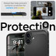 Spigen - Maska Rugged Armor s MagSafe za iPhone 16, Matte Black