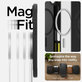 Spigen - Maska Rugged Armor s MagSafe za iPhone 16, Matte Black
