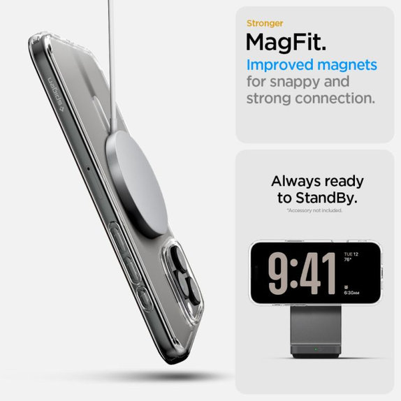 Spigen - Maska Ultra Hybrid "T" s MagSafe za iPhone 16 Pro Max, bijela