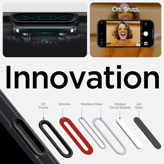Spigen - Maska Ultra Hybrid "T" s MagSafe za iPhone 16, Frost Black