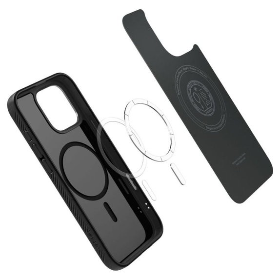 Spigen - Maska Liquid Air "T" s MagSafe za iPhone 16 Pro, Matte Black