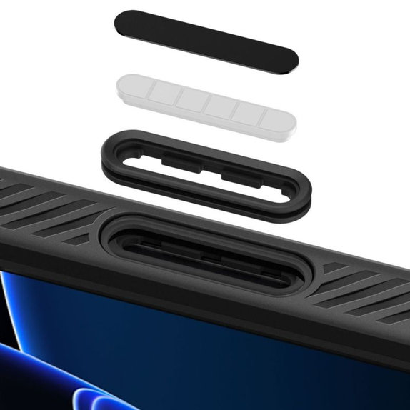 Spigen - Maska Liquid Air "T" s MagSafe za iPhone 16 Pro, Matte Black