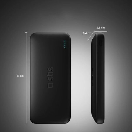 SBS - PowerBank 20000mAh, 10W, Infinity, LiFePO4, USB-C/USB-A, crna