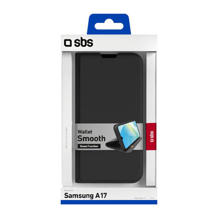 SBS - Maska Book Wallet Smooth za Samsung Galaxy A17 5G, crno
