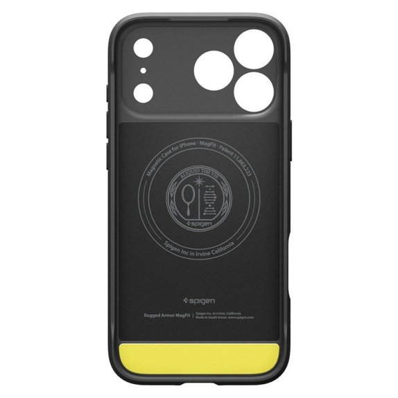 Spigen - Rugged Armor futrola MagSafe za iPhone 17 Pro Max, Matte Black