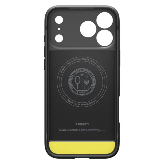Spigen - Rugged Armor futrola MagSafe za iPhone 17 Pro, Matte Black