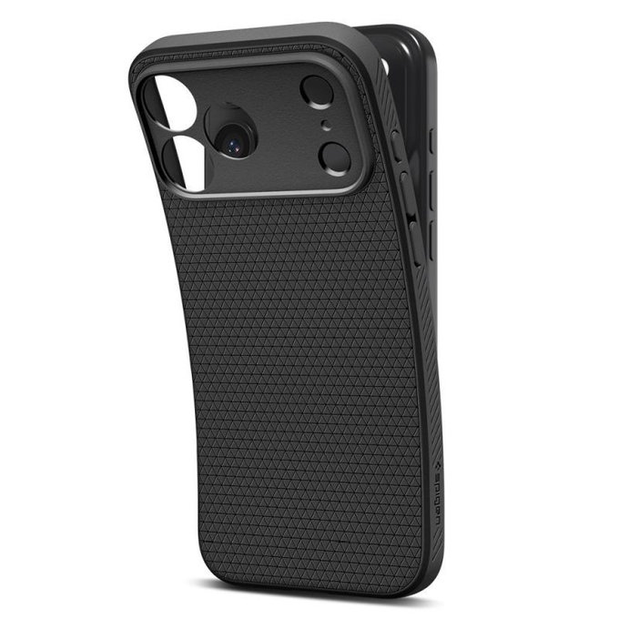 Spigen - Liquid Air futrola za iPhone 17 Pro, Matte Black