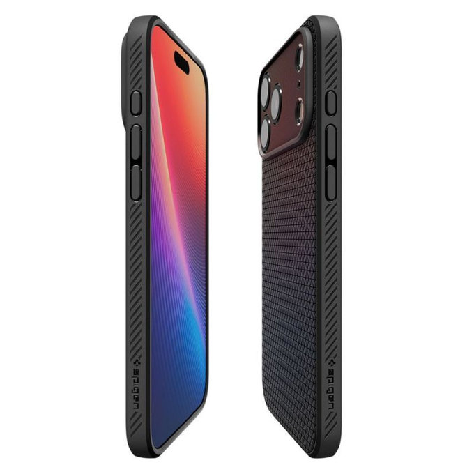 Spigen - Liquid Air futrola za iPhone 17 Pro, Matte Black