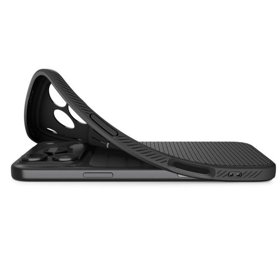 Spigen - Liquid Air futrola za iPhone 17 Pro, Matte Black