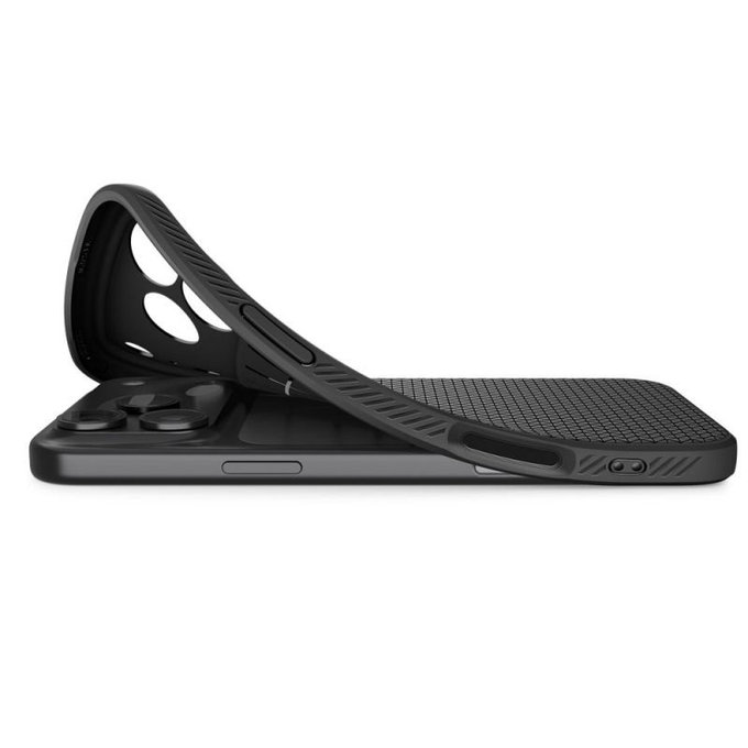 Spigen - Liquid Air futrola za iPhone 17 Pro, Matte Black