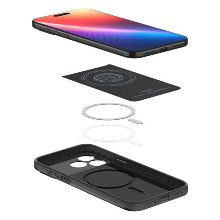 Spigen - Thin Fit futrola MagSafe za iPhone 17 Pro, crna