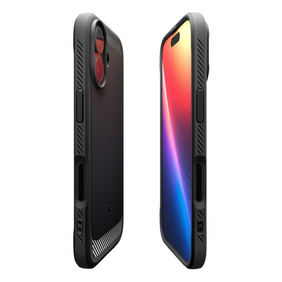 Spigen - Rugged Armor futrola MagSafe za iPhone 17, Matte Black