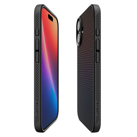 Spigen - Liquid Air futrola za iPhone 17, Matte Black